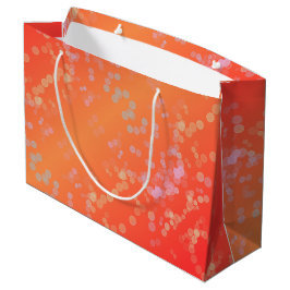Luxe romantinc peach fuzz baby girl große geschenktüte