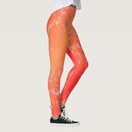 Luxe romantinc peach fuzz baby girl leggings