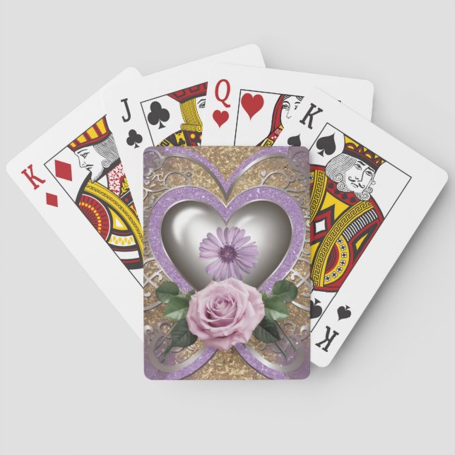 Luxe Romantische Poker Card Deck Spielkarten (Rückseite)