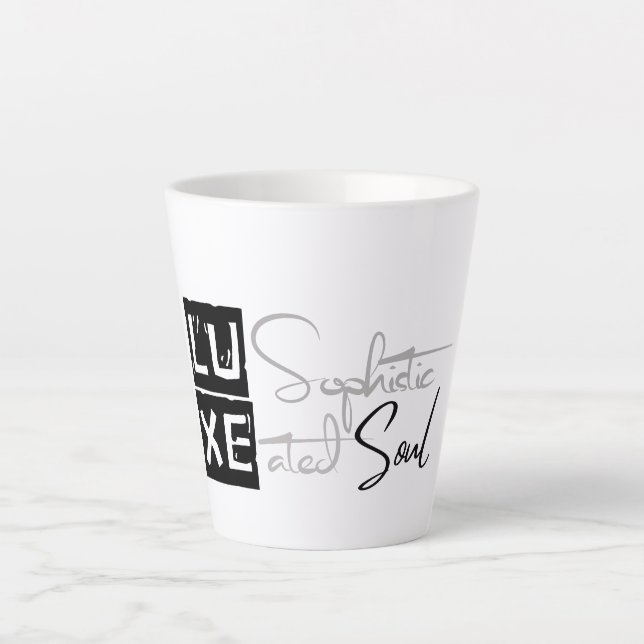 LUXE Sophisticated Soul Milchtasse (Vorderseite)
