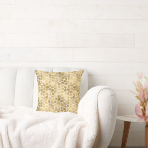 LUXE TIERGOLD PEBBLE PILLOW KISSEN