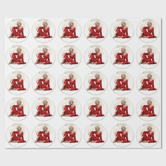 Luxe Vintage Geschenkpapier (Flach)