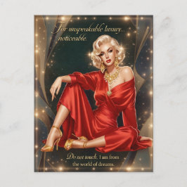 Luxe Vintage Postkarte