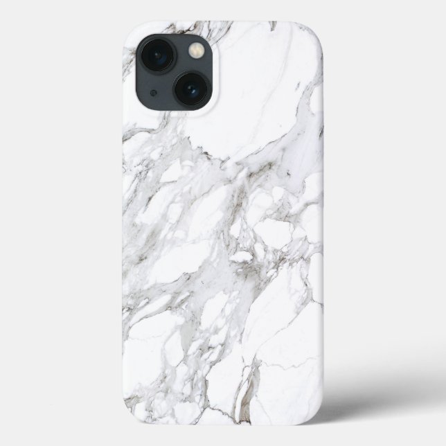 Luxe White Marble Case-Mate iPhone Hülle (Rückseite)