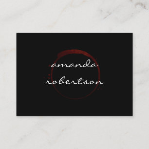 Luxe Wine Stain Visitenkarte