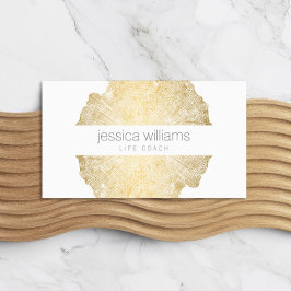 Luxe Wood Effect Art Visitenkarte