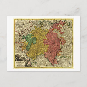 Luxembourg- Carte panoramiqueLuxembourg