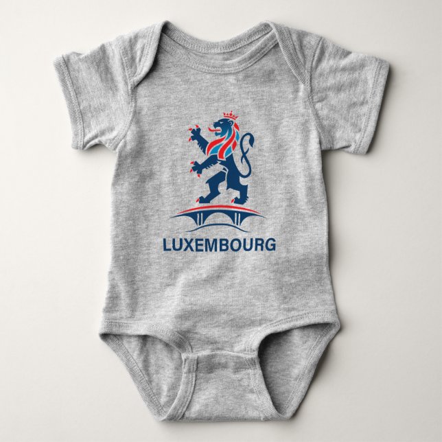 Luxembourg Europe Baby Strampler (Vorderseite)