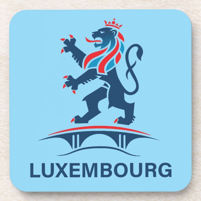 Luxembourg Europe Getränkeuntersetzer (Vorderseite)