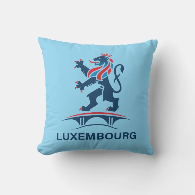 Luxembourg Europe Kissen (Vorderseite)