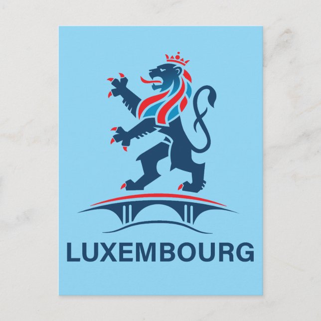 Luxembourg Europe Postkarte (Vorderseite)