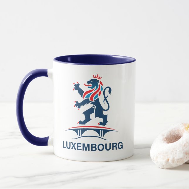 Luxembourg Europe Tasse (Mit Donut)
