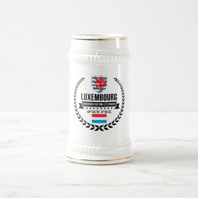 Luxemburg Bierglas (Mittel)