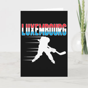 Luxemburg Eishockeyfans Trikot Luxemburgisch Ho Karte