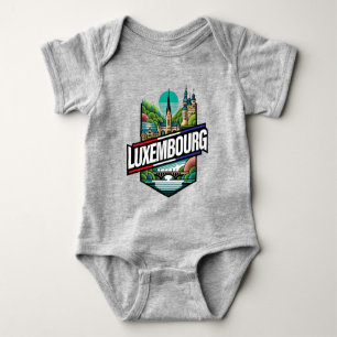Luxemburg Europa Baby Strampler