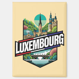 Luxemburg Europa Magnet