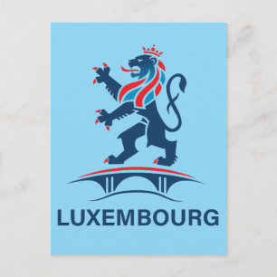 Luxemburg Europa Postkarte