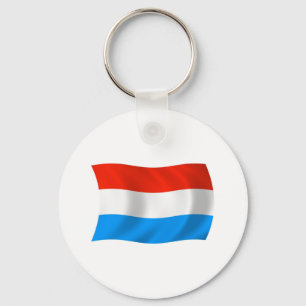Luxemburg Flag Schlüsselanhänger