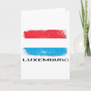 Luxemburg-Flagge Europa Reise Urlaub Europa Luxus Karte