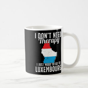 Luxemburg Flagge I Urlaub Luxemburg  Kaffeetasse