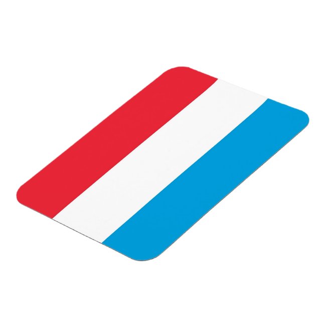 Luxemburg - Flagge - Magnet (Linke Seite)
