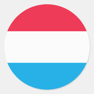 Luxemburg Flags Stickers