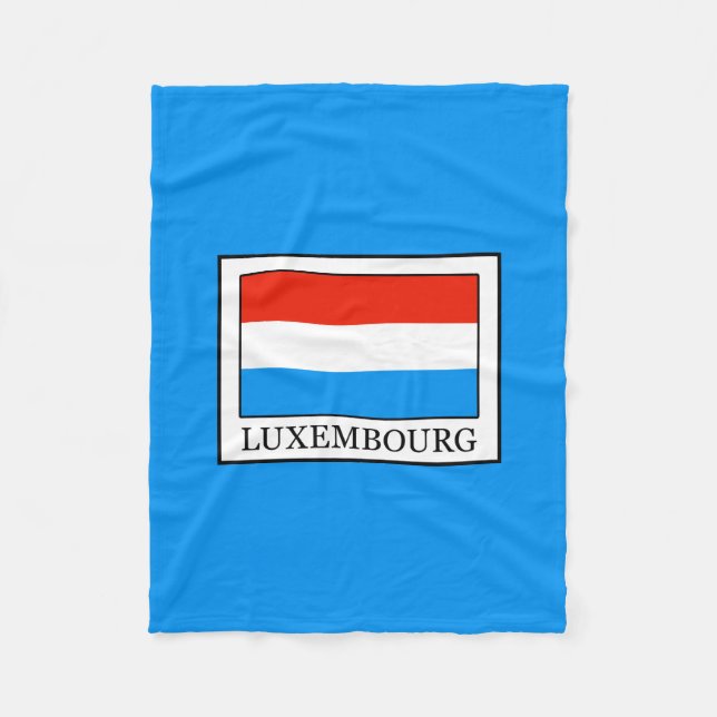 Luxemburg Fleecedecke (Vorderseite)