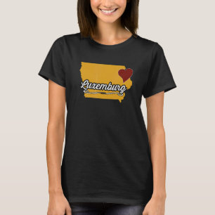 LUXEMBURG IOWA IA USA Niedlich Souvenir Merch US C T-Shirt