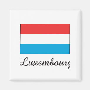 Luxemburg kennzeichnen Entwurf Magnet