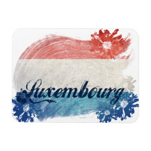 Luxemburg kennzeichnen Entwurf Magnet
