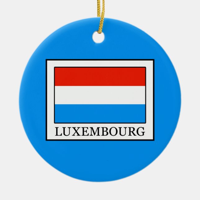 Luxemburg Keramik Ornament (Vorne)