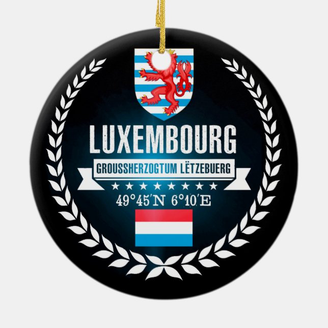 Luxemburg Keramik Ornament (Hinten)