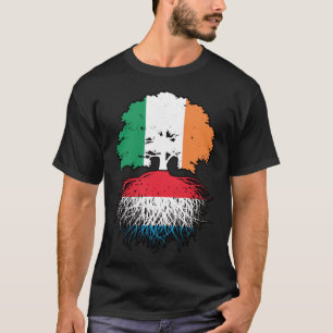 Luxemburg Luxemburg Irish Ireland Tree Roots T-Shirt