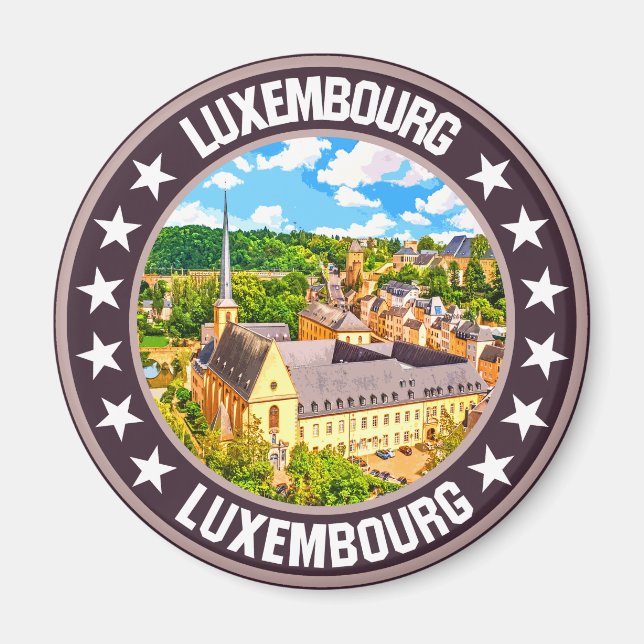 Luxemburg Magnet (Vorne)