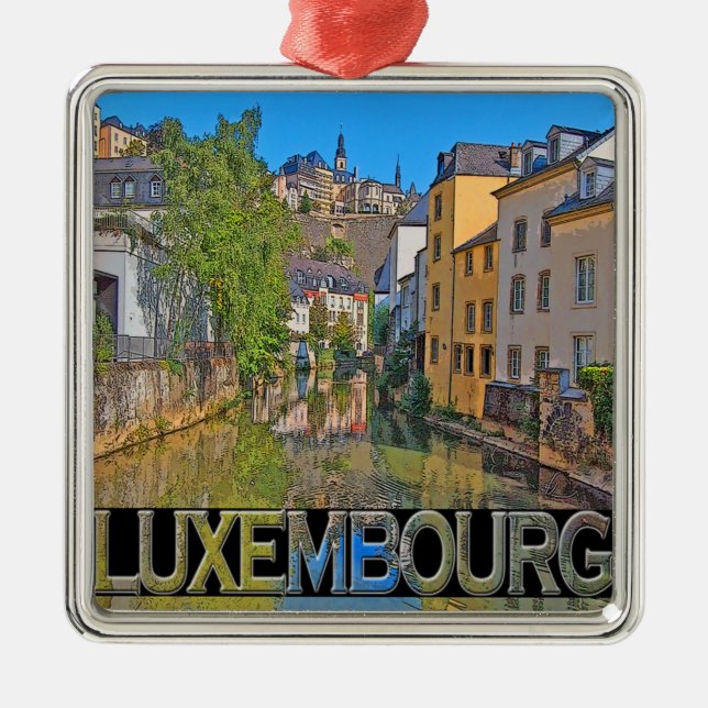 Luxemburg Ornament Aus Metall (Vorne)