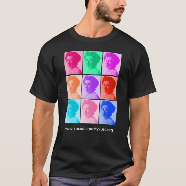 Luxemburg-Pop-Kunst T-Shirt (Vorderseite)