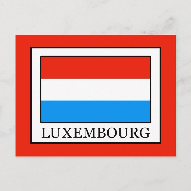 Luxemburg Postkarte (Vorderseite)