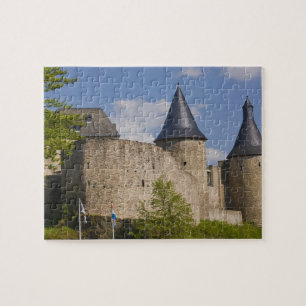 Luxemburg, Tal des Flusses Sauer. Bourscheid,