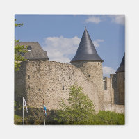 Luxemburg, Tal des Flusses Sauer. Bourscheid,