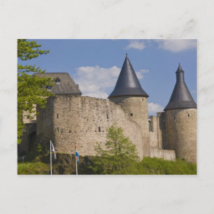 Luxemburg, Tal des Flusses Sauer. Bourscheid, Postkarte