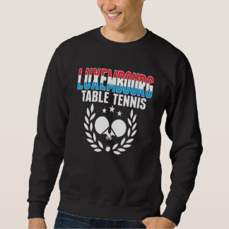 Luxemburg Tischtennis-Fans unterstützen Luxemburgi Sweatshirt