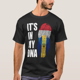 Luxemburg und barbadische DNA-Mischung Erbschaftsf T-Shirt