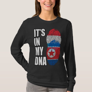 Luxemburg und nordkoreanische DNA-Mischvererbungsf T-Shirt