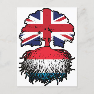 Luxemburg Vereinigtes Königreich Luxemburg Postkarte