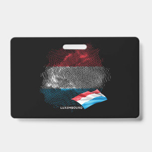 Luxemburger Flagge Ausweis