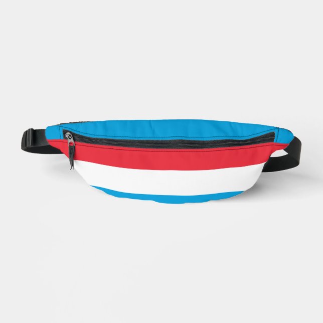 Luxemburger Flagge Bauchtasche (Vorderseite)
