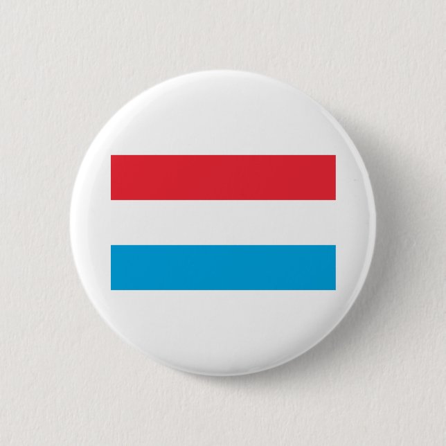 Luxemburger Flagge Button (Vorderseite)