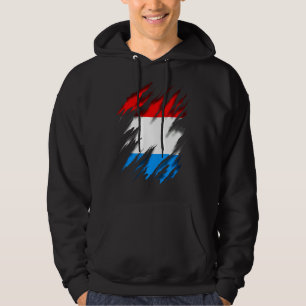 Luxemburger Flagge Hoodie
