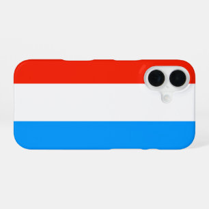 Luxemburger Flagge iPhone 16 Hülle