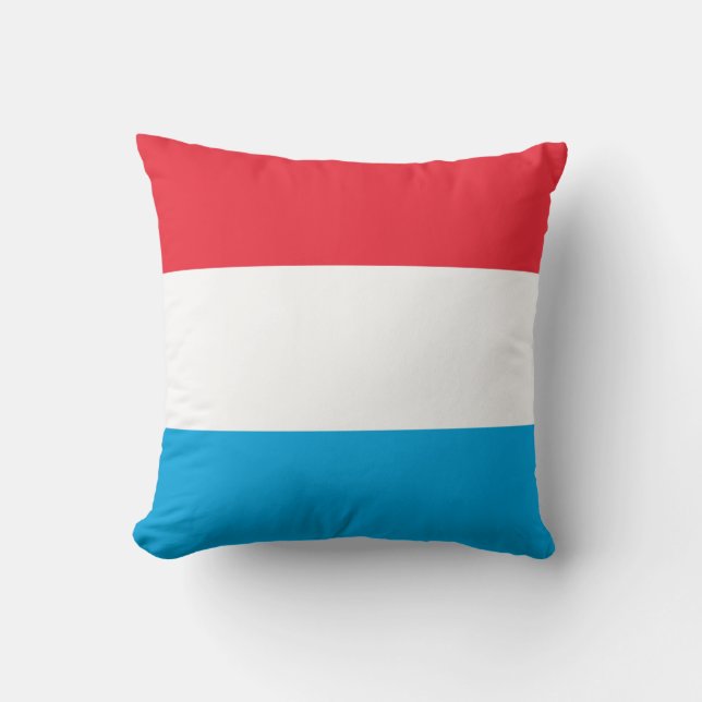 Luxemburger Flagge Kissen (Vorderseite)